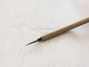 산마면상필 (山馬面相筆) 3호(3.2mm) (각종 회화 선묘,채색)